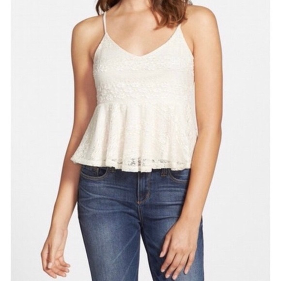 Frenchi Tops - ⚡️2 for $15 Frenchi Nordstrom Ivory Lace Top S